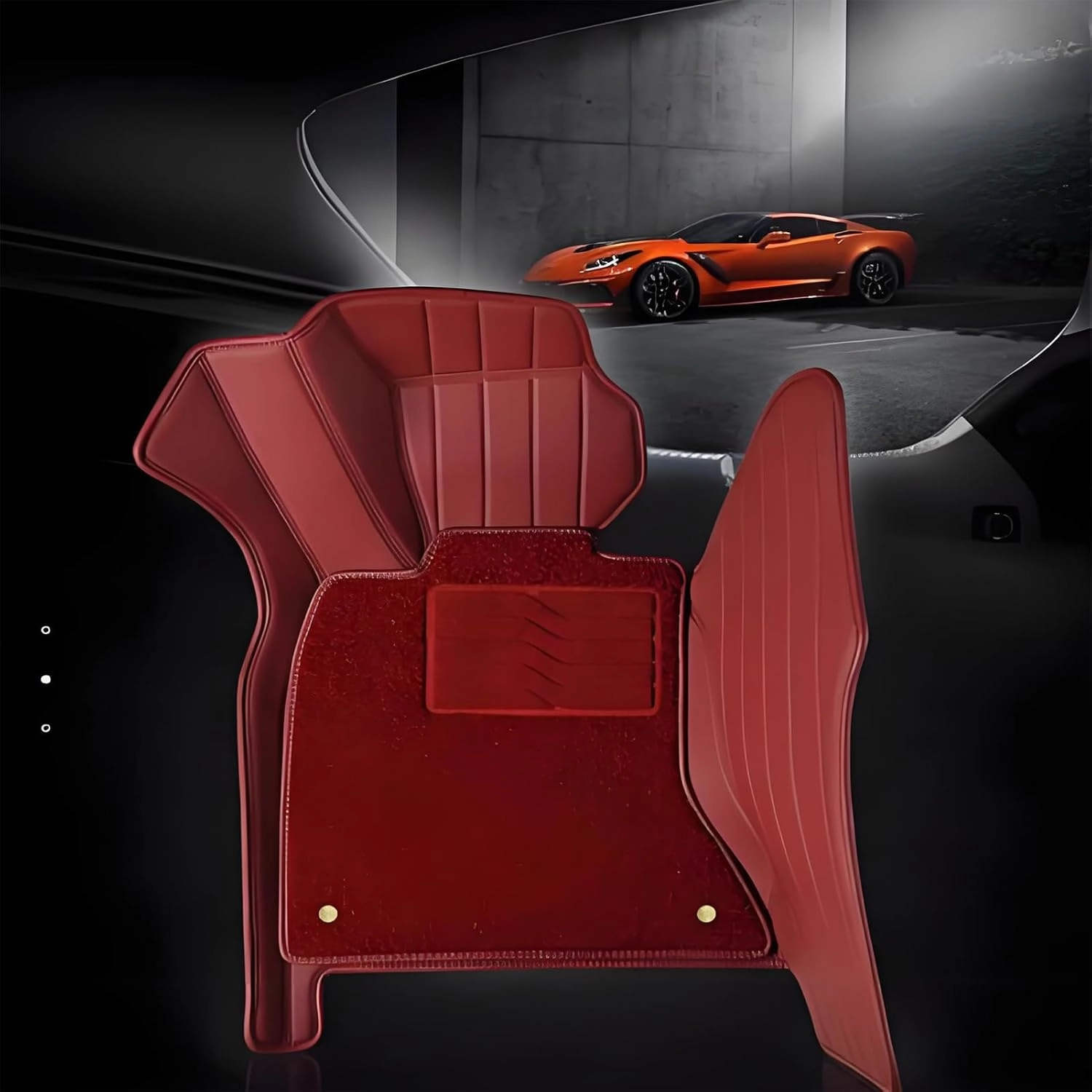 for Lamborghini Gallardo LP 570-4 Blancpain LP570-4 2011 Car Floor Mats Real Cowhide Floor Mat Custom Made Fully Surrounded Car Floor Mats Full Protection Full Set,C-Pure Cowhide