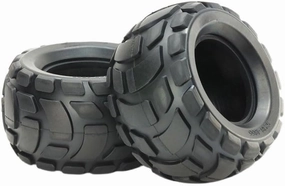 for Tamiya 54866 RC Car Soft Round Block Rear Bubble Tyres for WR02C/WR02CB/GF01CB/GF01/G6-01 RC Model Car, 2 Pieces