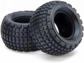 for Tamiya GF01/G601/WR02 Front Tires-54953 and Rear Tires-54954 Soft for RC Model Car Accessories(Rear)
