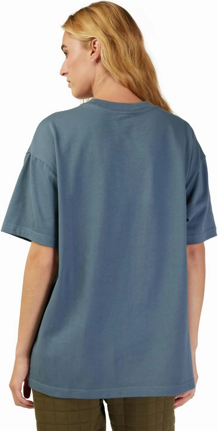 Fox Racing Women's Wordmark Oversized Short Sleeve T-Shirt, Citadel, X-Small