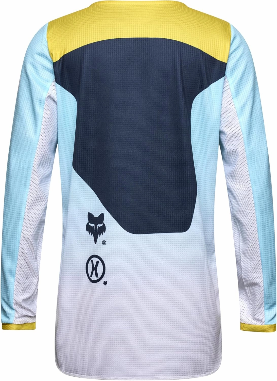 Fox Racing Youth 180 Motocross Dirt Bike Jersey, Light Blue Elevated, Large