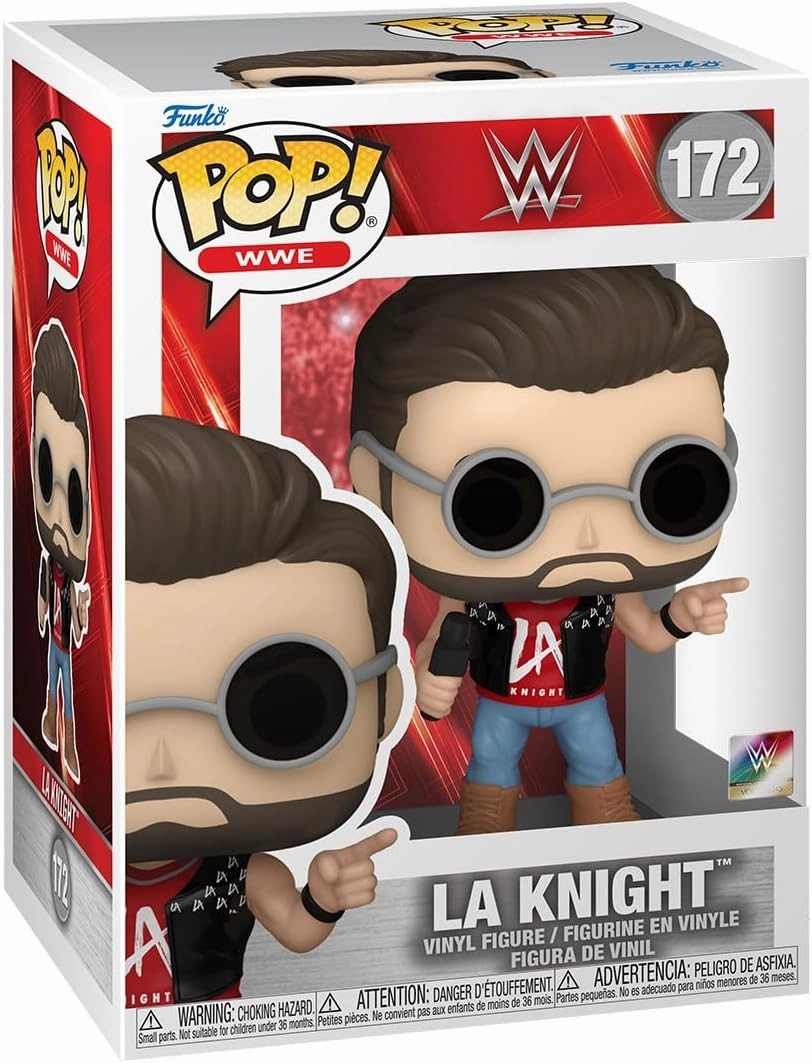 Funko Pop WWE - LA Knight - Collectable Vinyl Figure - Gift Idea - Official Merchandise - Toys for Kids & Adults - Sports Fans
