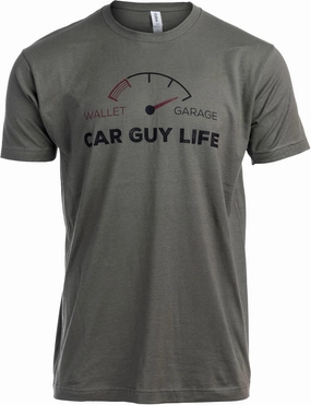 Funny T-Shirts for Car Guys, Mechanic Humor Joke Men's Auto Racing Tee Shirts