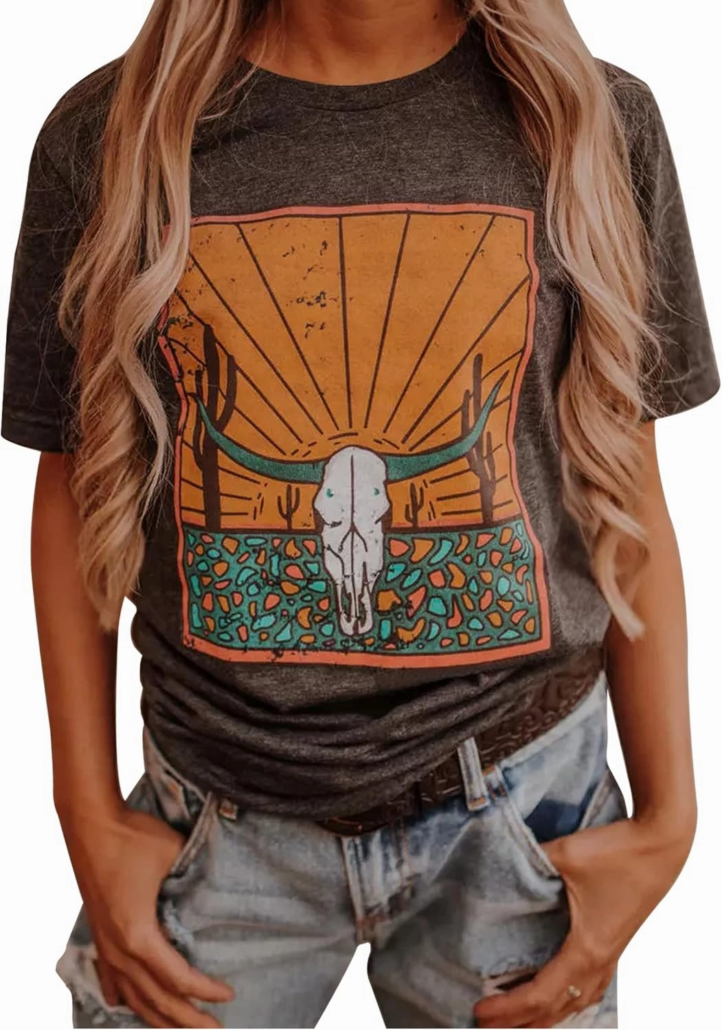 Funny Western Shirts for Women Cowboy Take Me Away Vintage Graphic Country T Shirt Teen Girls Summer Retro Tees Tops