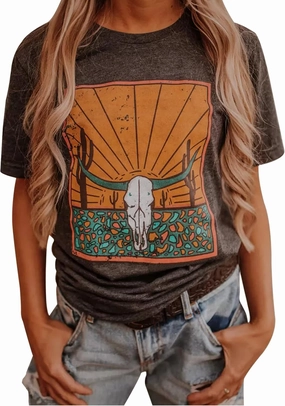 Funny Western Shirts for Women Cowboy Take Me Away Vintage Graphic Country T Shirt Teen Girls Summer Retro Tees Tops
