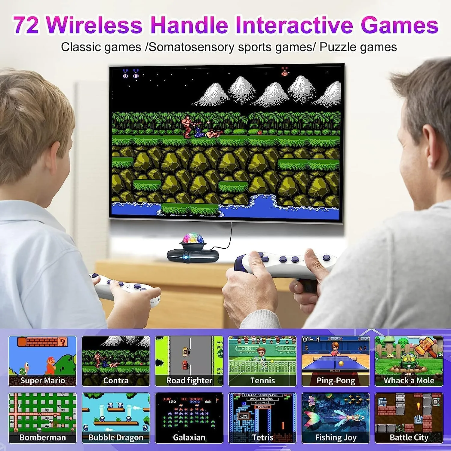 FWFX Dance Mat Games for TV - Wireless Musical Electronic Dance Mats with HD Camera, Double User Exercise Fitness Dance Pad Dancing Mat for Kids & Adults, Birthday for Boys & Girls