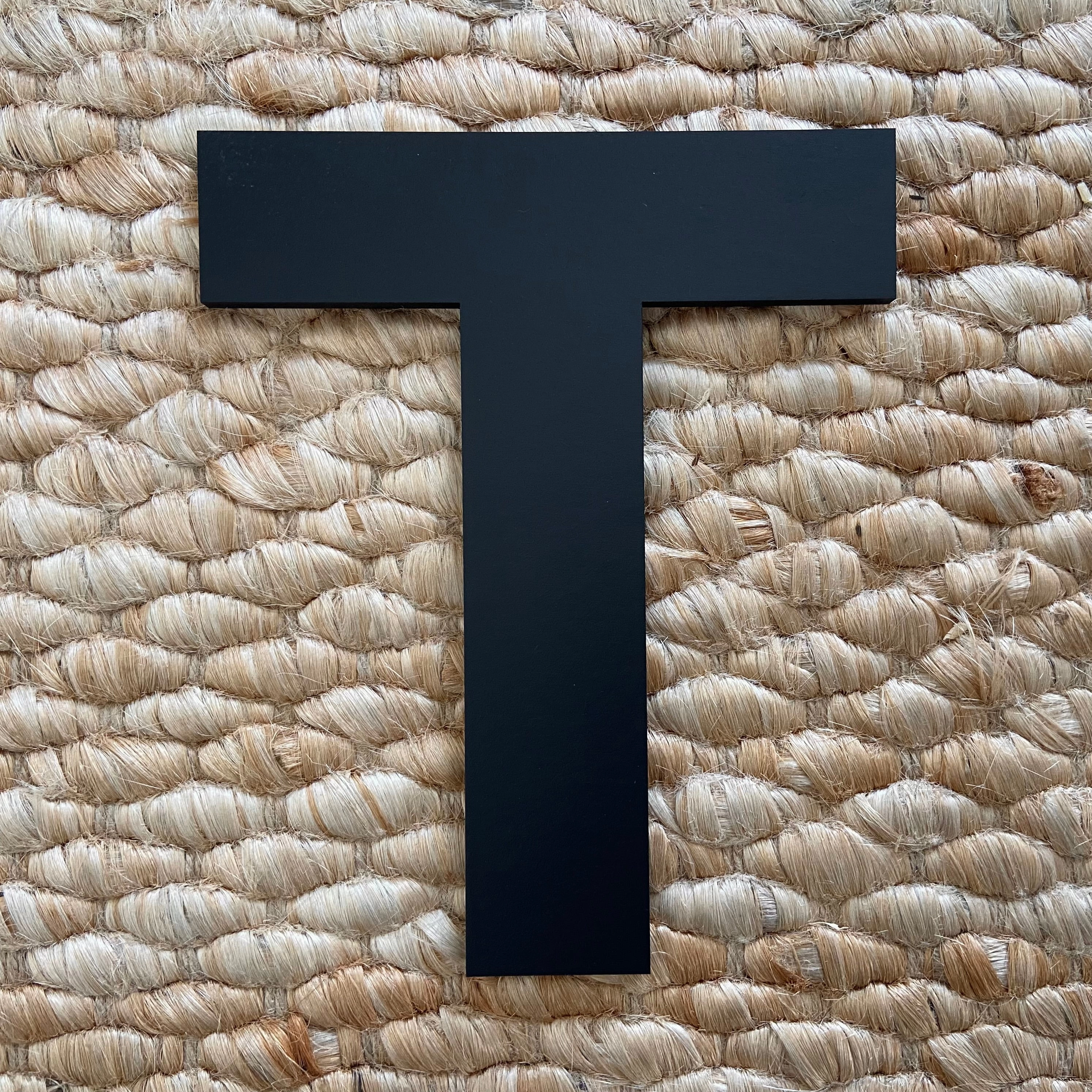 G - 16” Letter Painted Black Alphabet Letters
