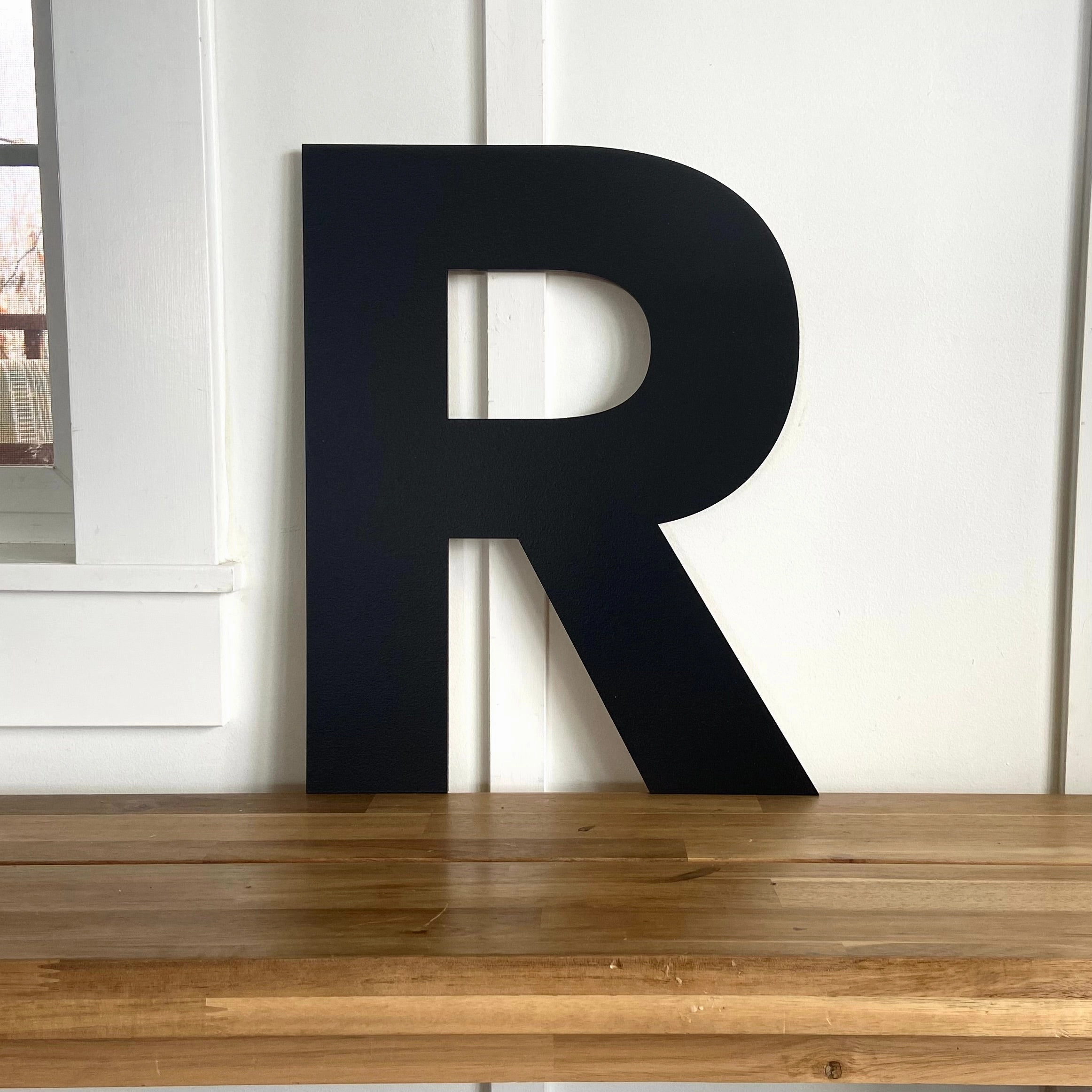 G - 16” Letter Painted Black Alphabet Letters