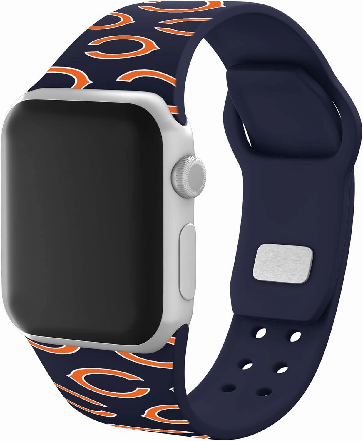 Game Time Chicago Bears HD Watch Band Compatible with Apple Watch