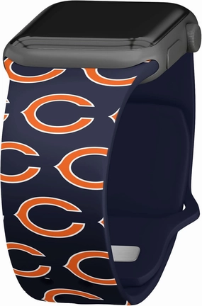 Game Time Chicago Bears HD Watch Band Compatible with Apple Watch