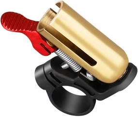 Garneck Loud Bike Bell Mini Bicycle Bell Ring Sounds Like Ancient Bells for Road Bike Mountain Bike BMX Bikes City Bike (Black)