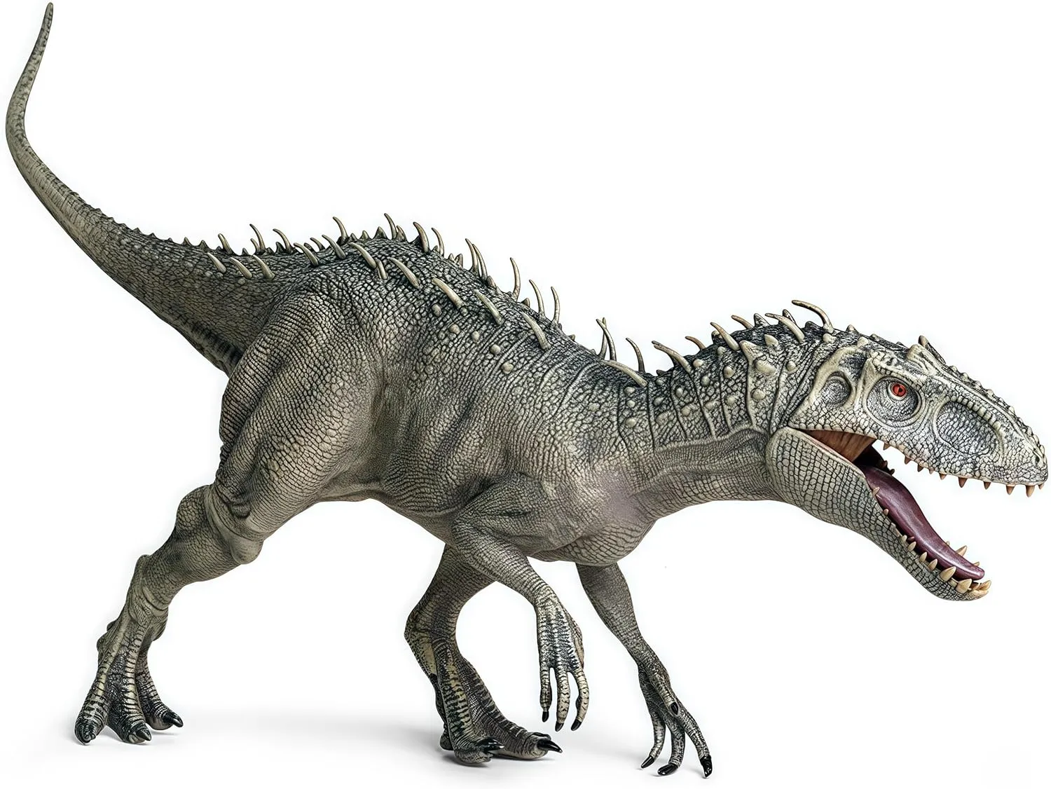 Gemini&Genius Dinosaur Toy Tyrannosaurus Rex with Moveable Jaw-15 Inches Length Large T-rex Figureine - Great Kids Toy Gift (1Pc Big Gray T-Rex)