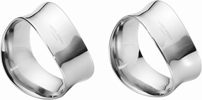 Georg Jensen Cobra Napkin Rings, 2pcs. - 10020208
