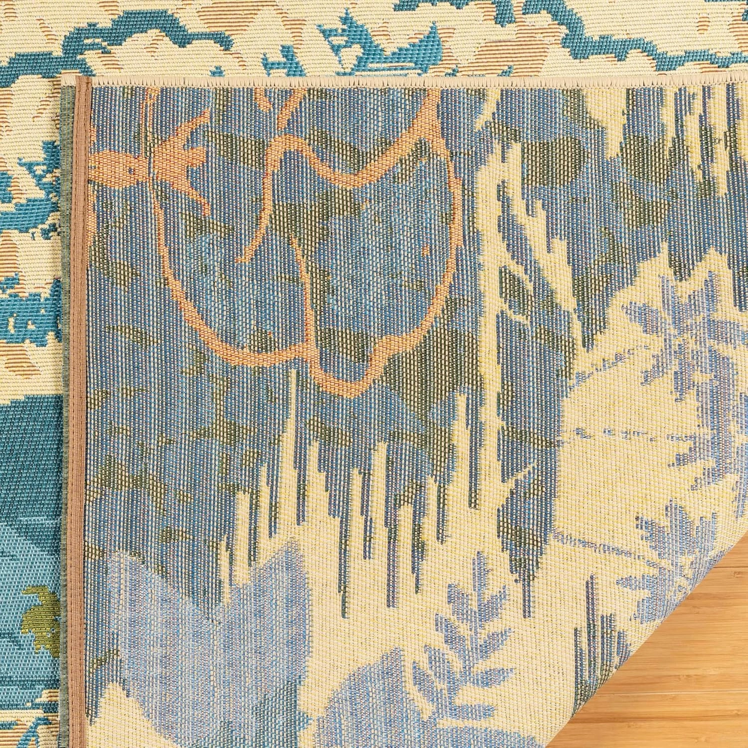 Gertmenian Premium Printed Indoor Outdoor Rugs by Reyn Spooner - 8x10 Ft Large, Soft, Durable, & Washable Tropical Rugs for Deck, Patio or Living Room - Pacific Paradise, Multi