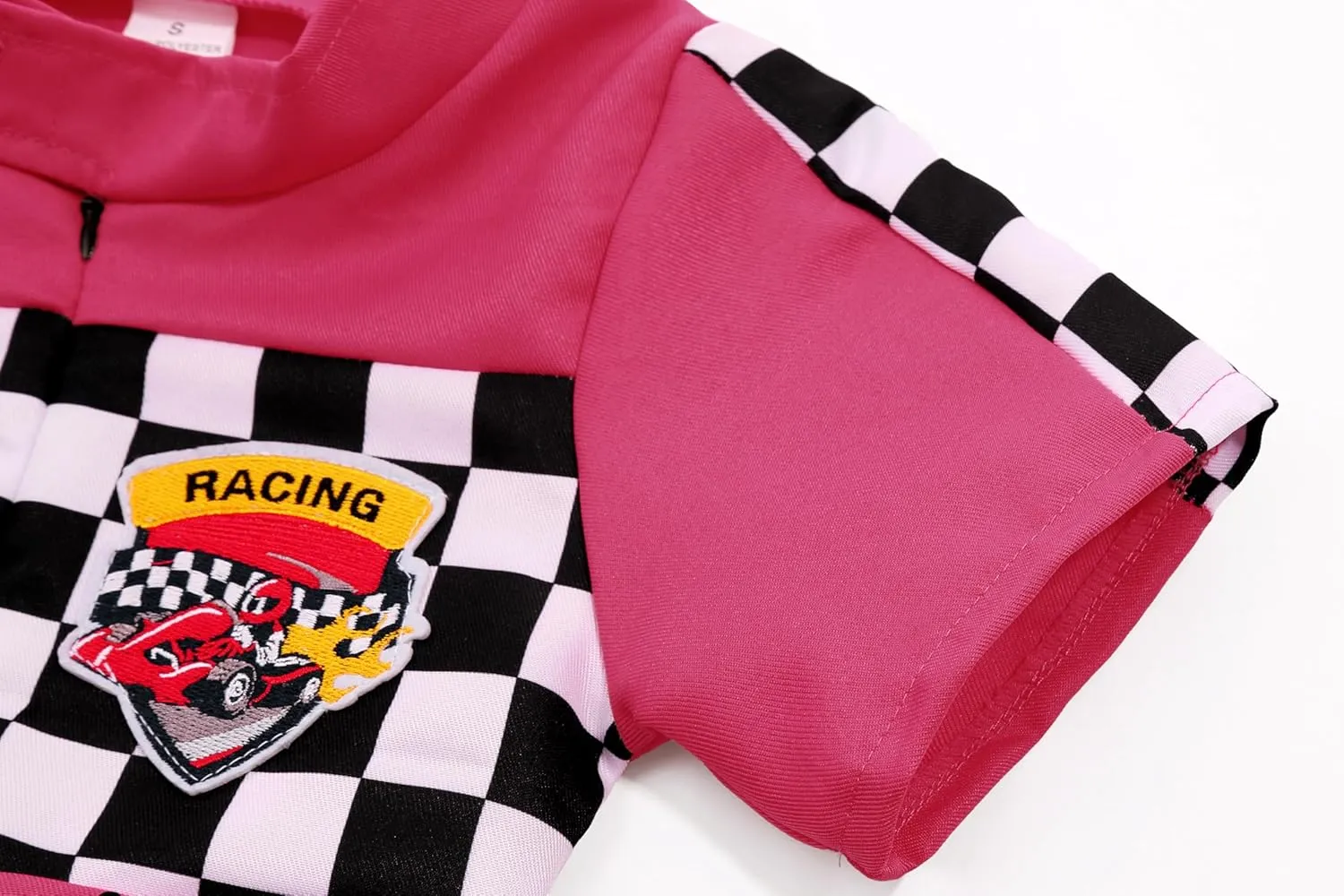 Girls Race Car Driver Costume Racing Suit Racer Dress Halloween Dress Up