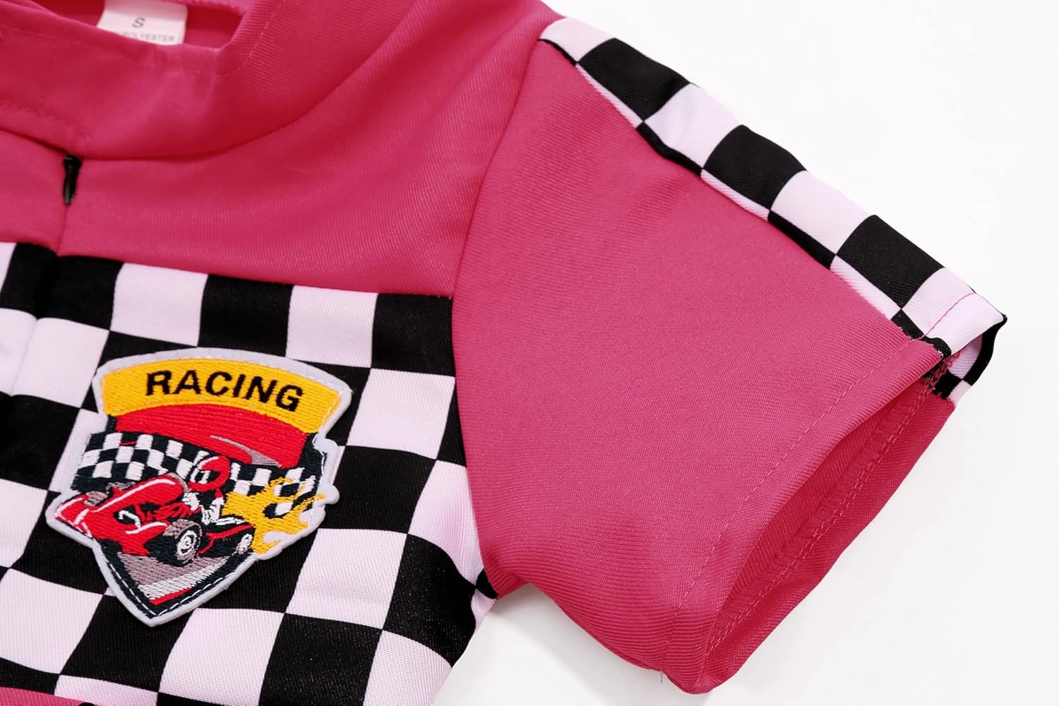 Girls Race Car Driver Costume Racing Suit Racer Dress Halloween Dress Up