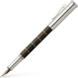 Graf von Faber-Castell Classic Anello Grenadilla Fountain Pen, Medium Nib (M) (FC145800)