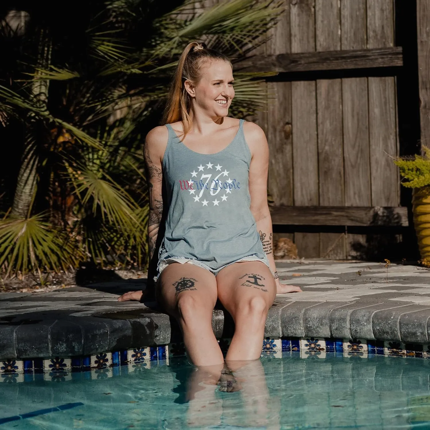 Grunt Style 76 We The People Women's Flowy Tank Top