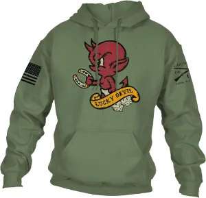 Grunt Style Lucky Devil Men's Pullover Hoodie