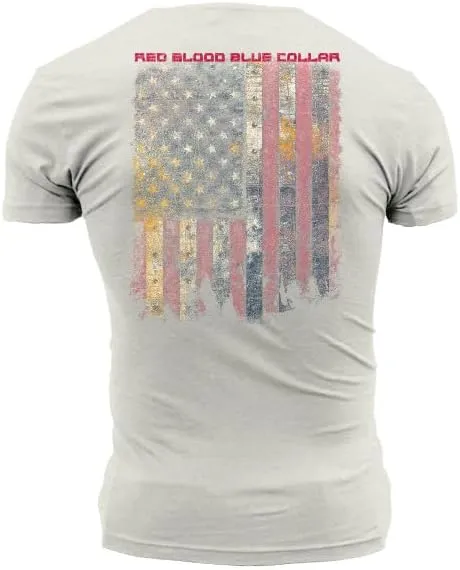Grunt Style Red Blood Blue Collar Men's T-Shirt