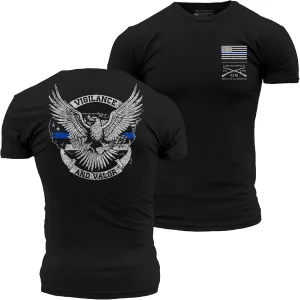 Grunt Style Vigilance and Valor Men's T-Shirt