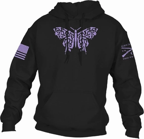 Grunt Style 2A Butterfly Women's Pullover Hoodie