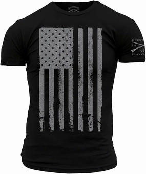 Grunt Style America Patriotic Flag Men’s Shirt