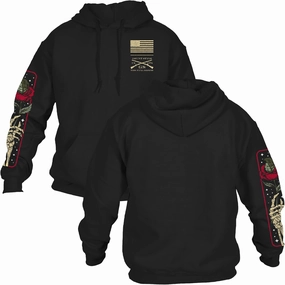 Grunt Style Death Rose Men's Pullover Hoodie
