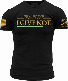 Grunt Style Fcks I Give Not Men's T-Shirt