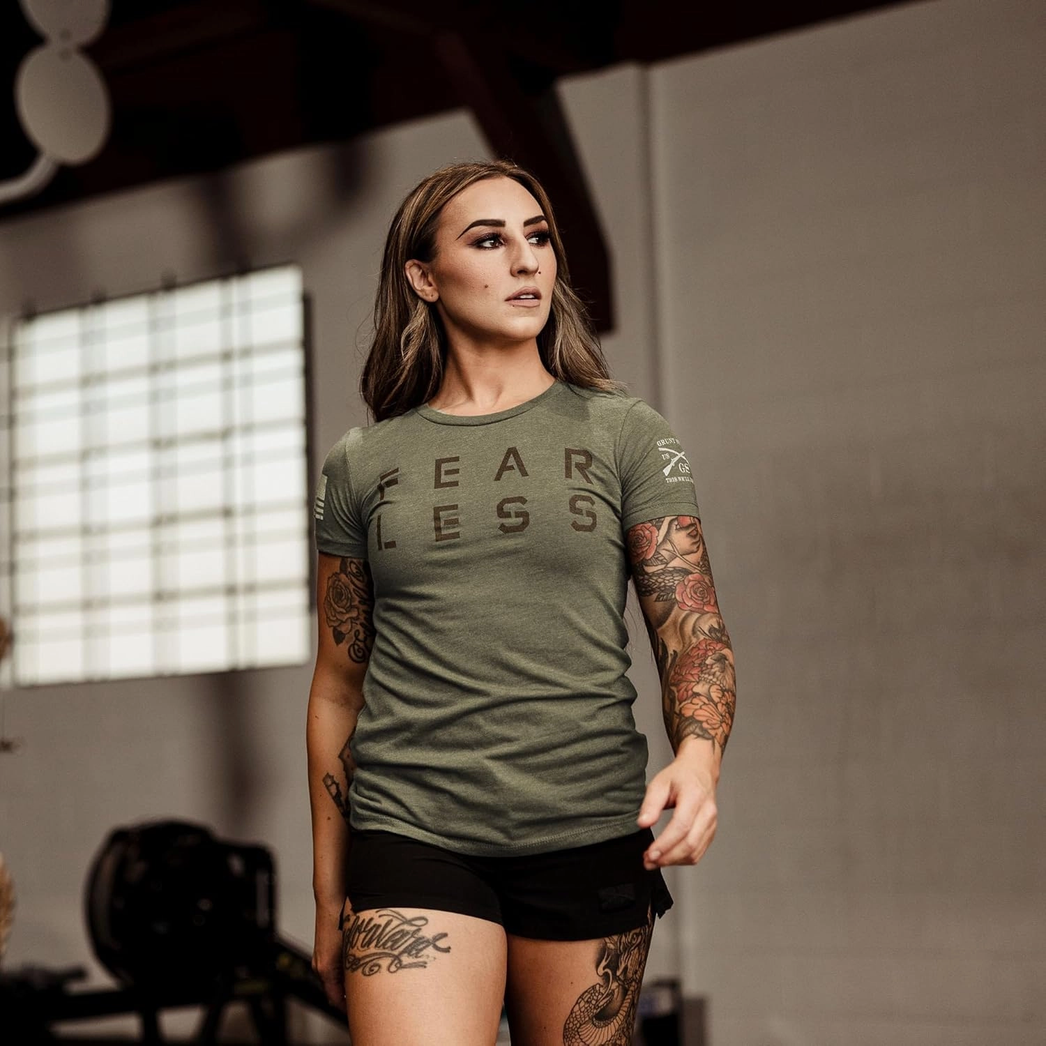 Grunt Style Fear Less Women's Training T-Shirt