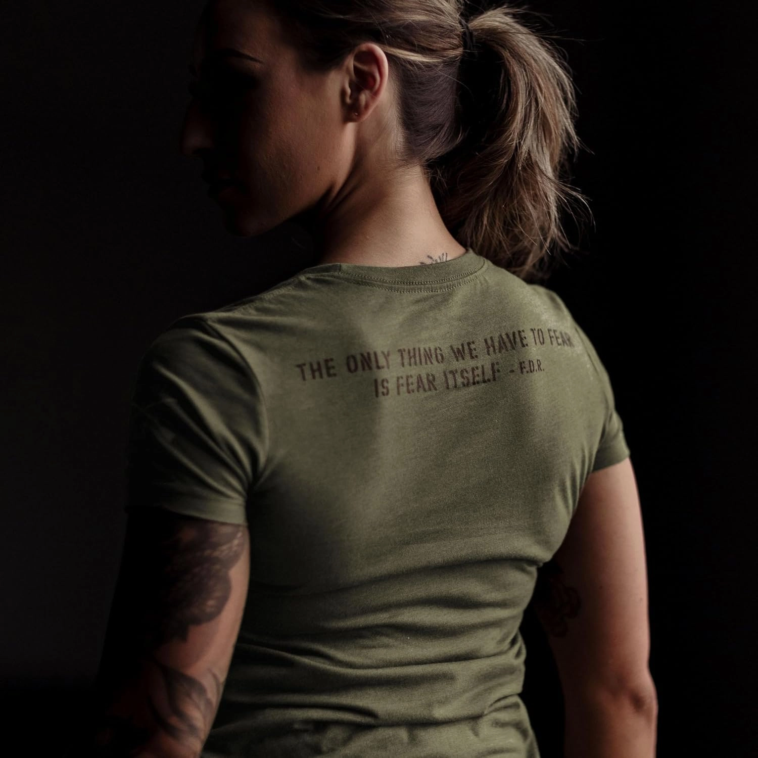 Grunt Style Fear Less Women's Training T-Shirt