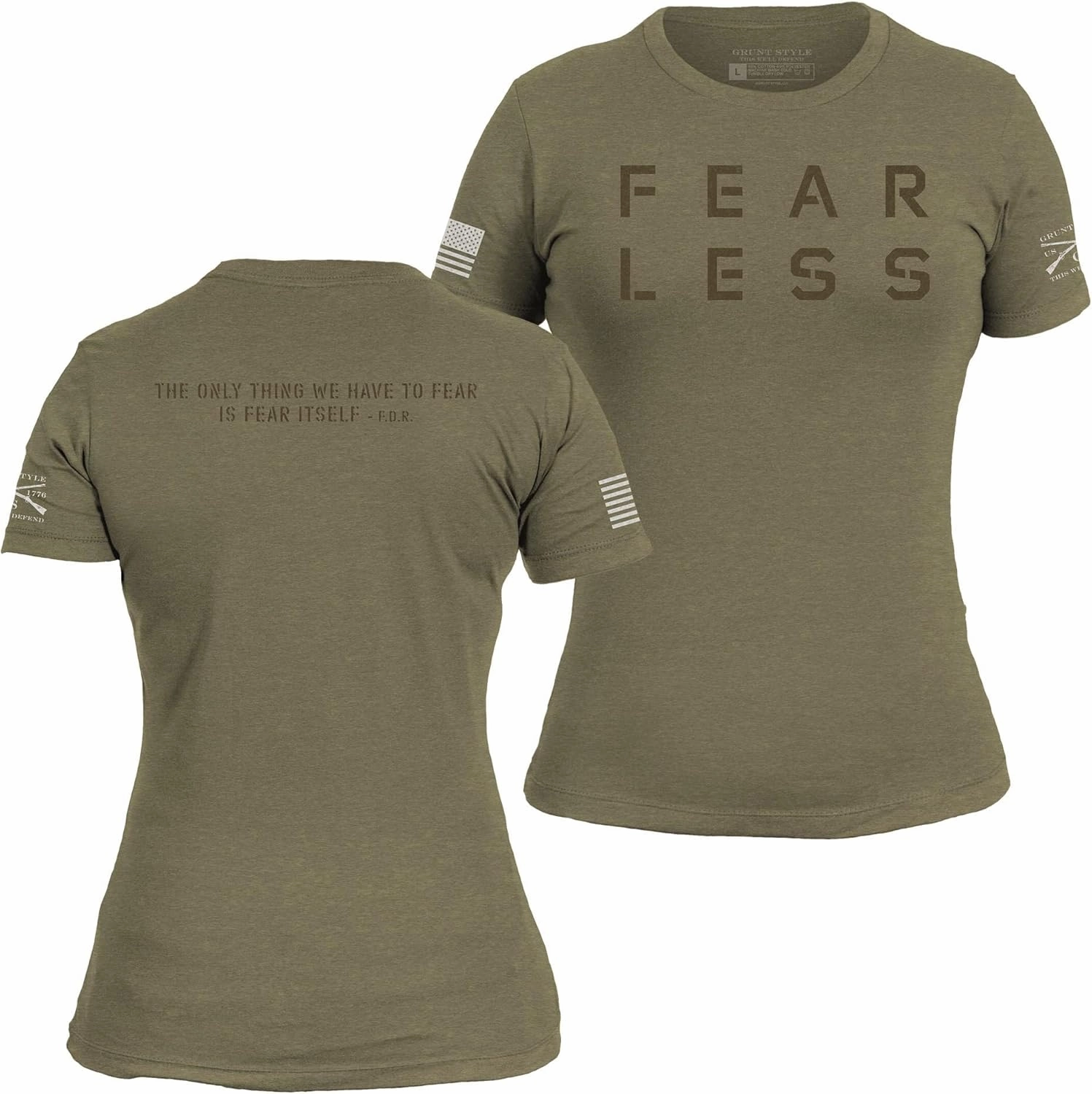 Grunt Style Fear Less Women's Training T-Shirt