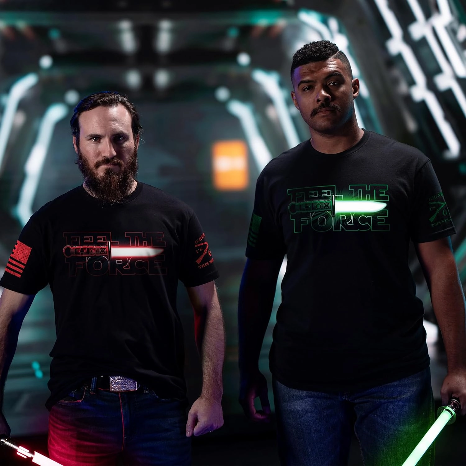 Grunt Style Feel The Red Force Men's T-Shirt