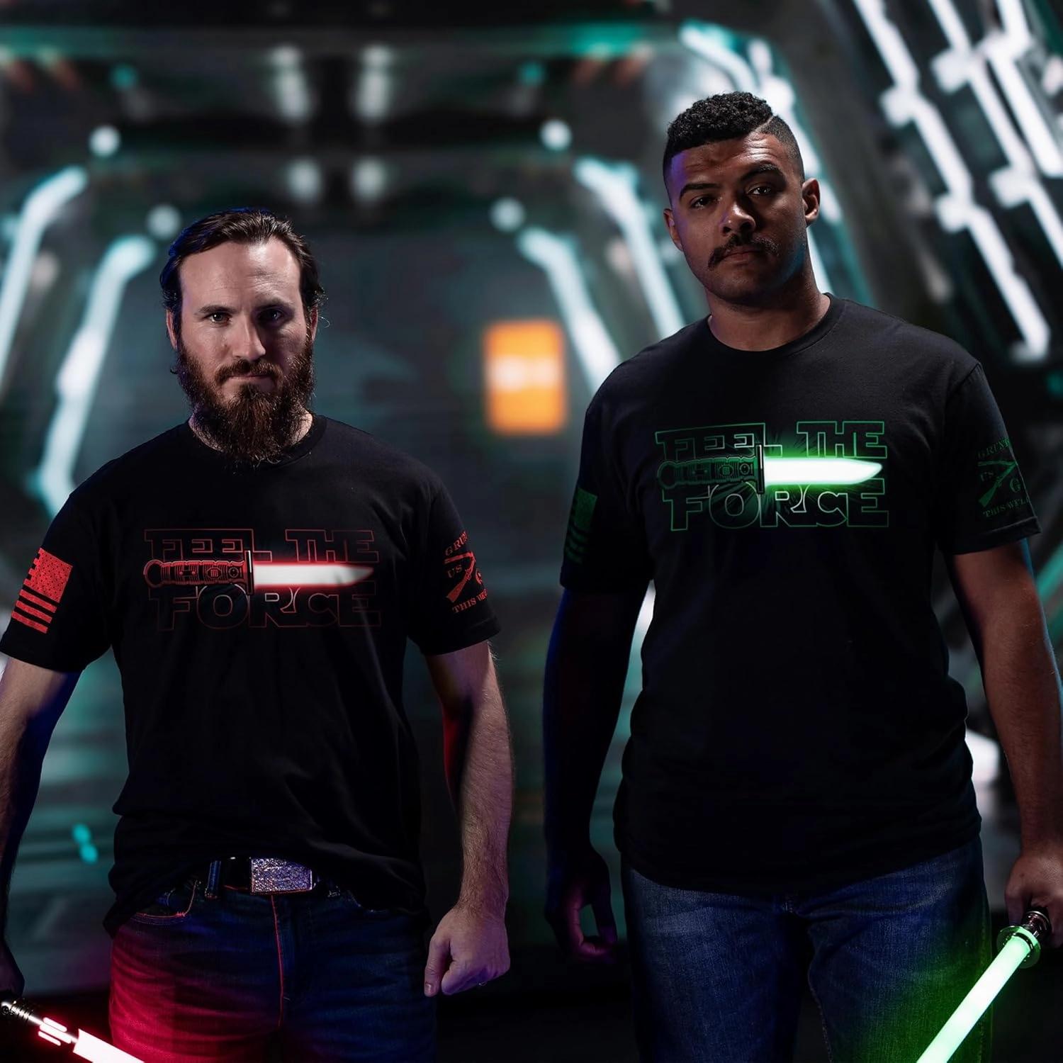 Grunt Style Feel The Red Force Men's T-Shirt