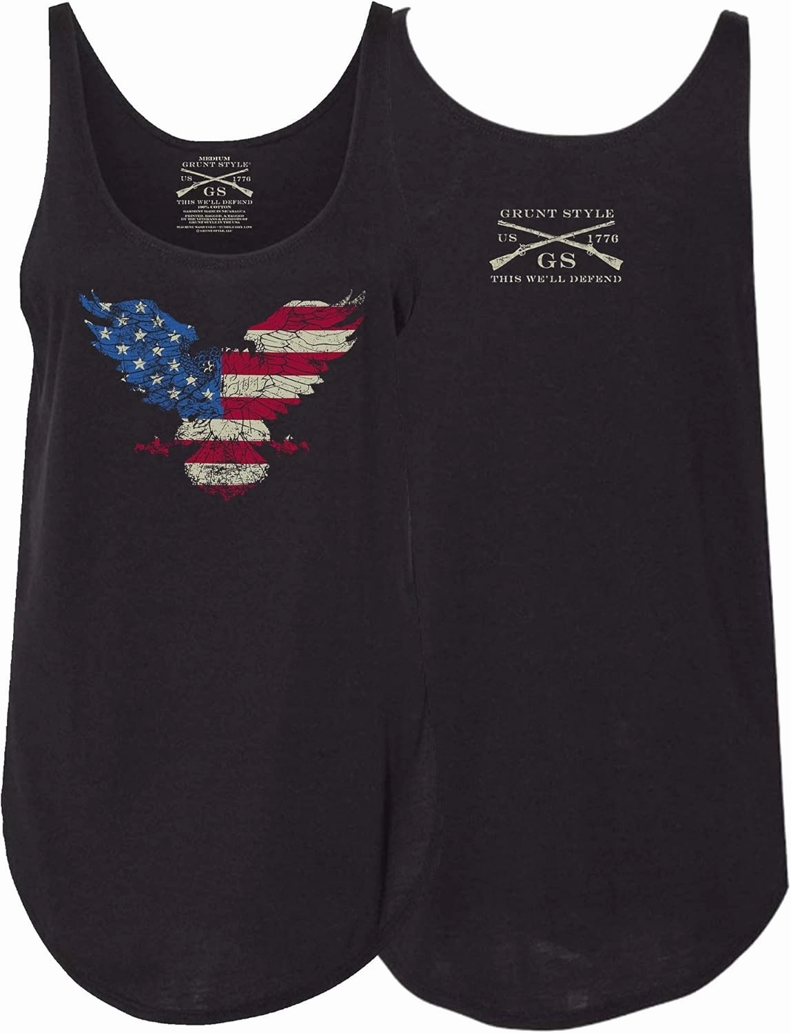 Grunt Style Freagle Women's Flowy Tank Top