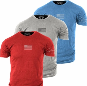 Grunt Style Freedom Pack 3-Pack Men's T-Shirts