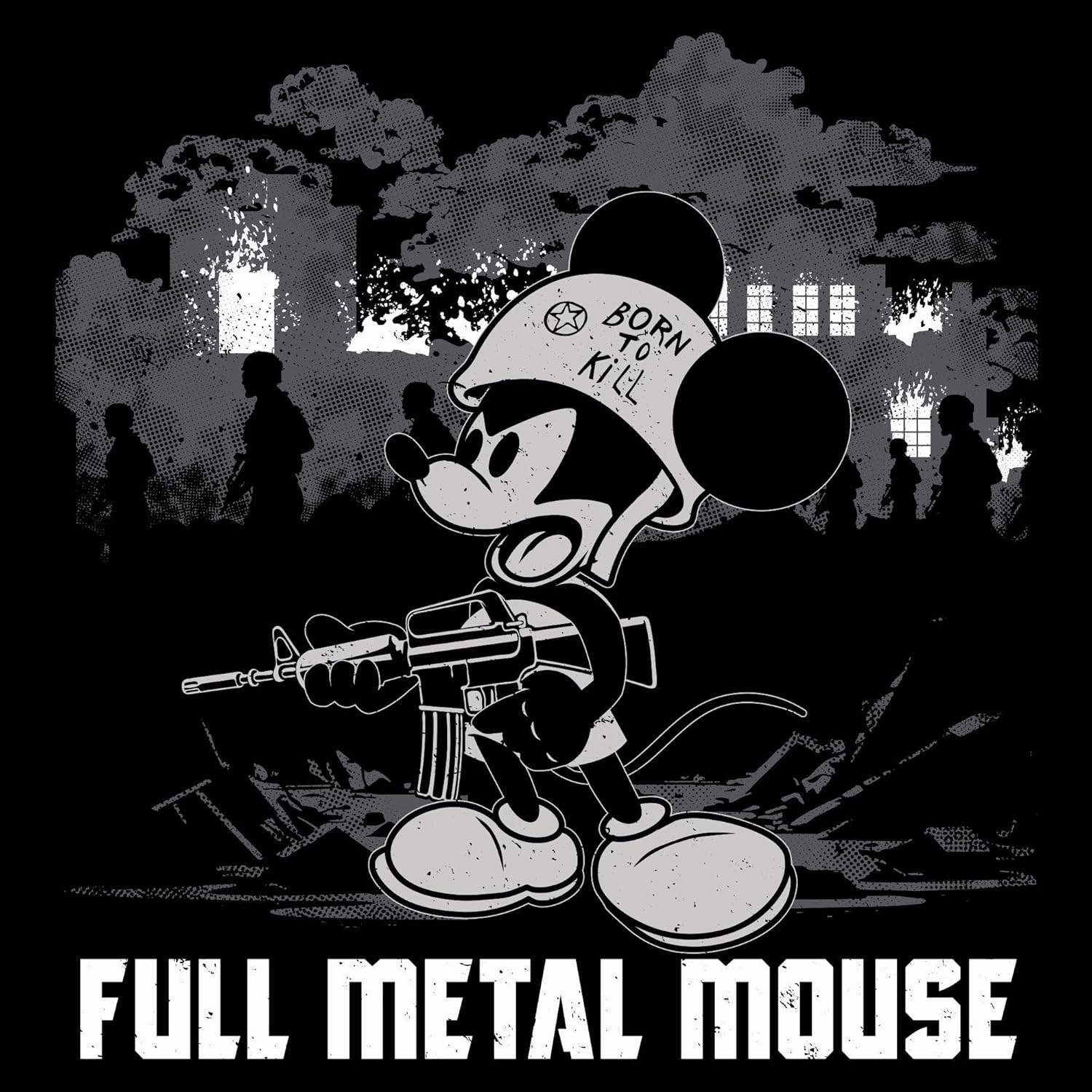 Grunt Style Full Metal Mouse Men's T-Shirt