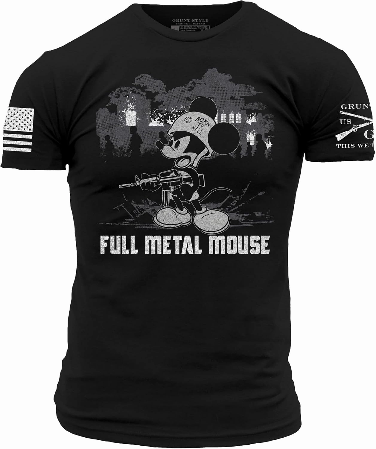 Grunt Style Full Metal Mouse Men's T-Shirt