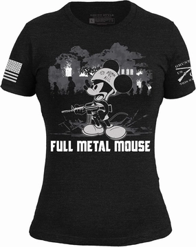 Grunt Style Full Metal Mouse Women's Slim Fit T-Shirt