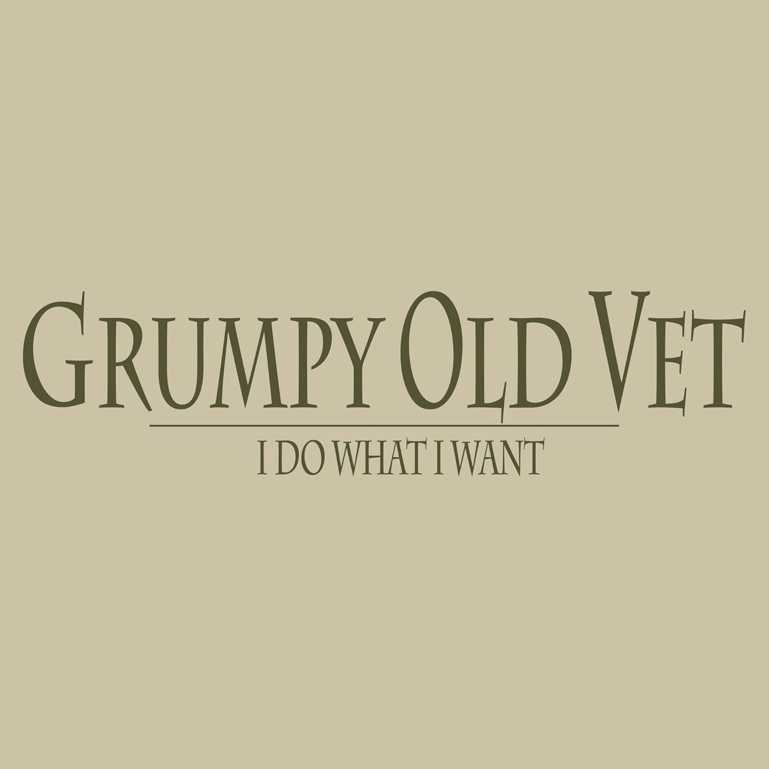 Grunt Style Grumpy Old Vet Men's Long Sleeve T-Shirt