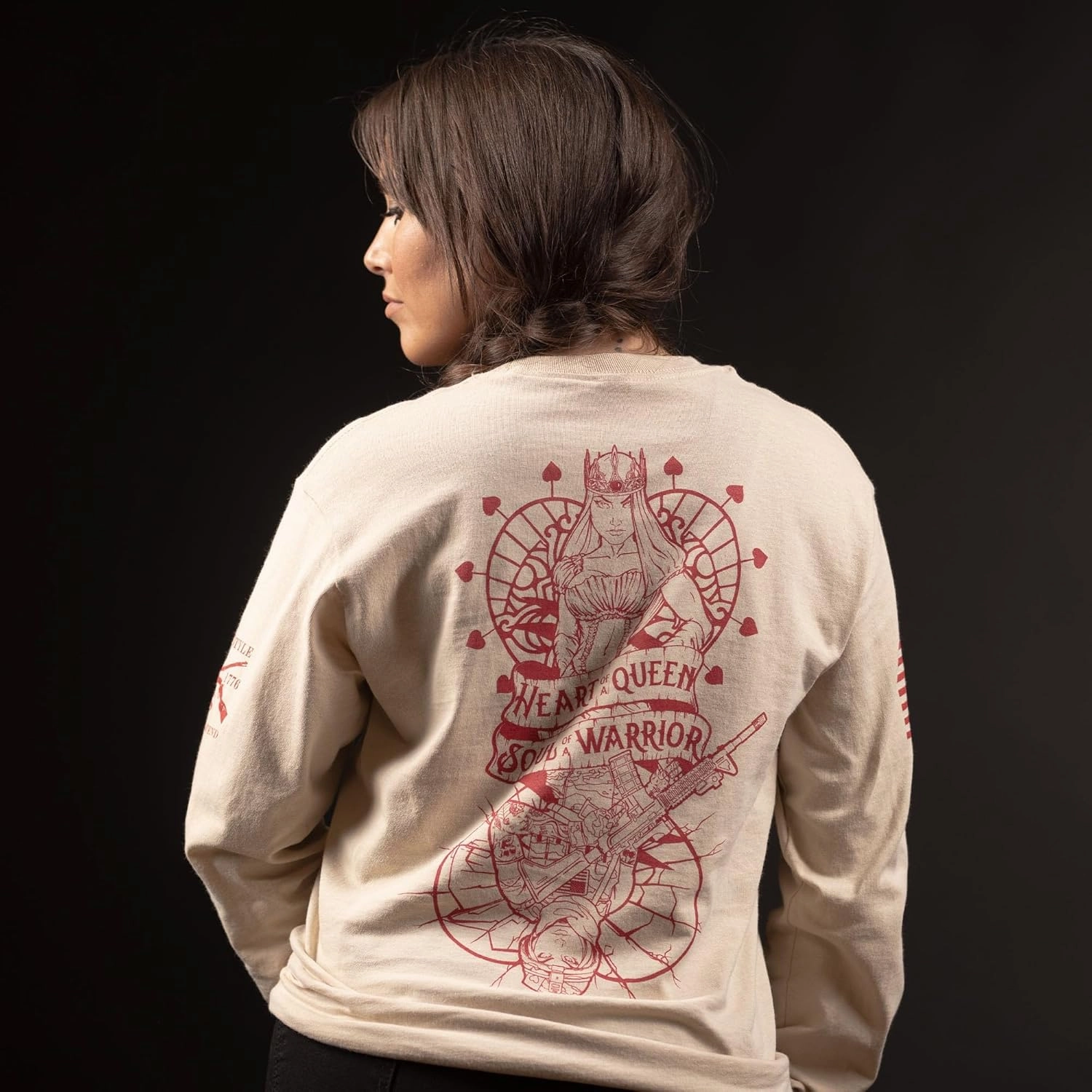 Grunt Style Heart and Soul of a Warrior Women's Long Sleeve T-Shirt