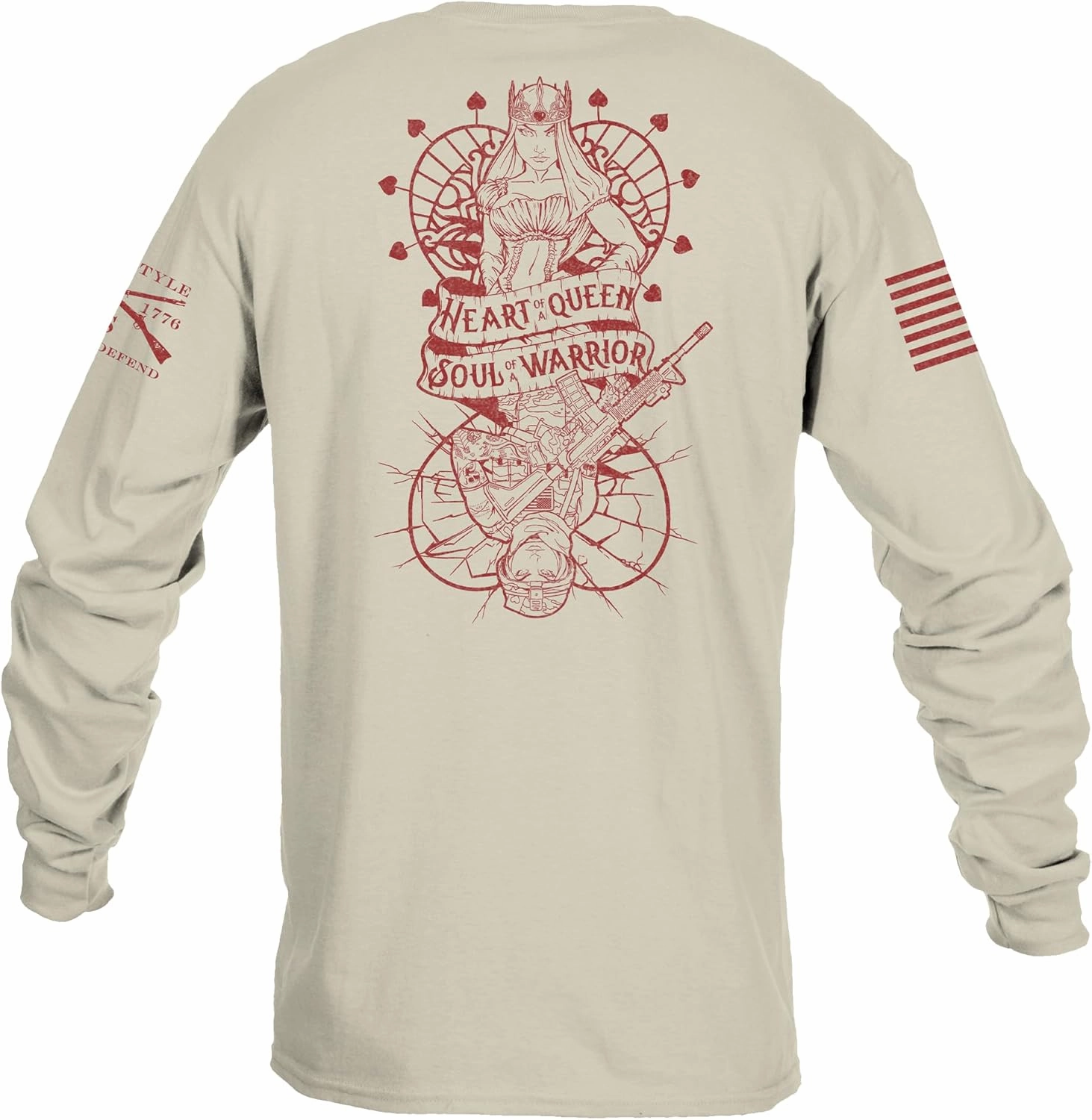 Grunt Style Heart and Soul of a Warrior Women's Long Sleeve T-Shirt