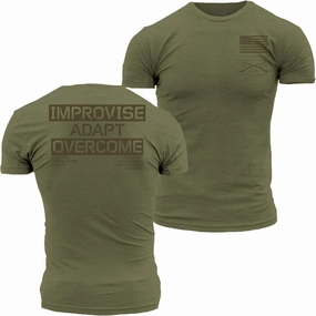 Grunt Style Improvise Adapt Overcome Men's Training T-Shirt