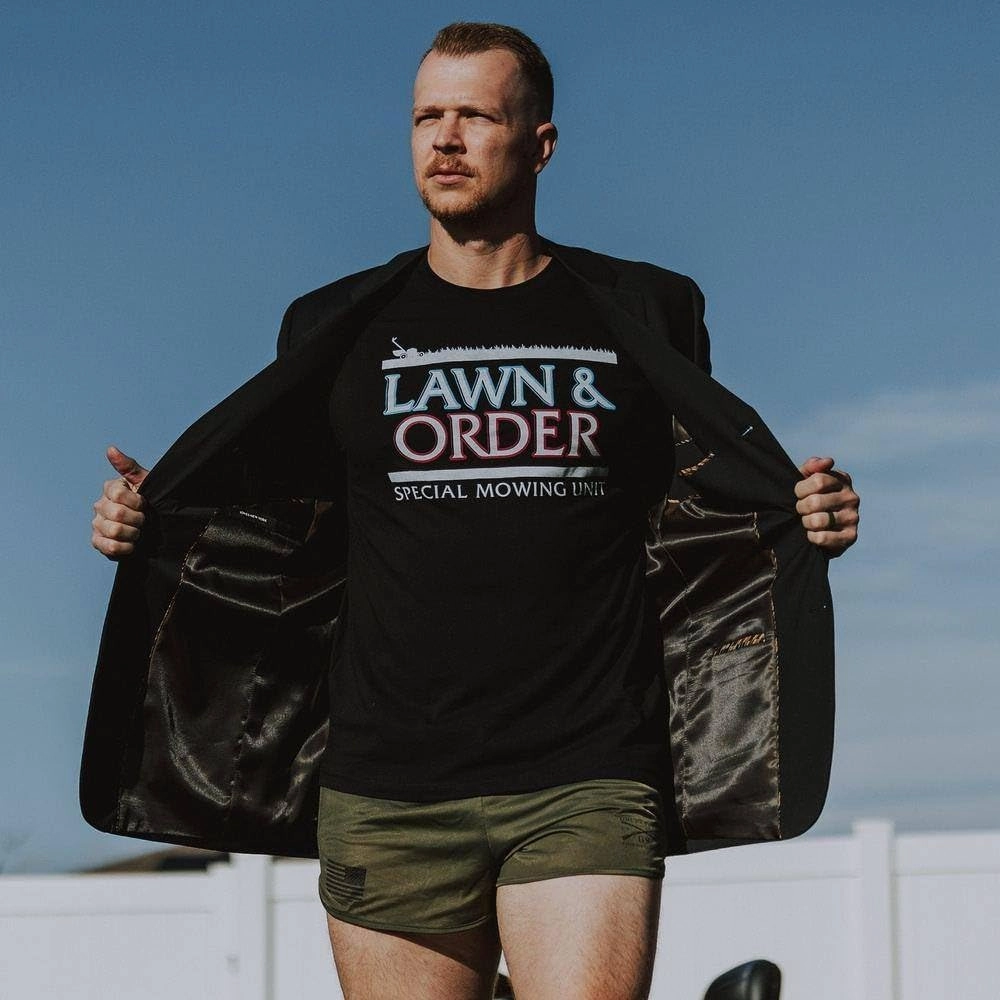 Grunt Style Lawn & Order Men's T-Shirt