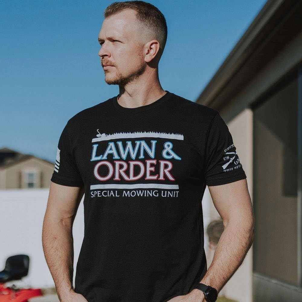 Grunt Style Lawn & Order Men's T-Shirt