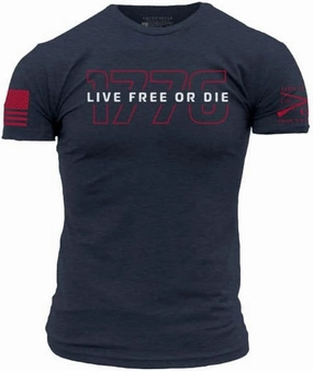 Grunt Style Live Free Or Die '76 Men's T-Shirt