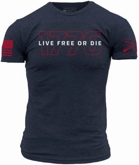 Grunt Style Live Free Or Die '76 Men's T-Shirt