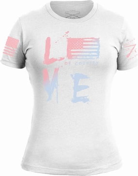 Grunt Style Love of Country Ombre Women's T-Shirt