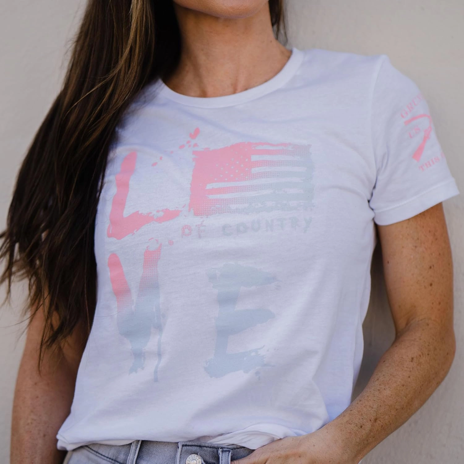 Grunt Style Love of Country Ombre Women's T-Shirt