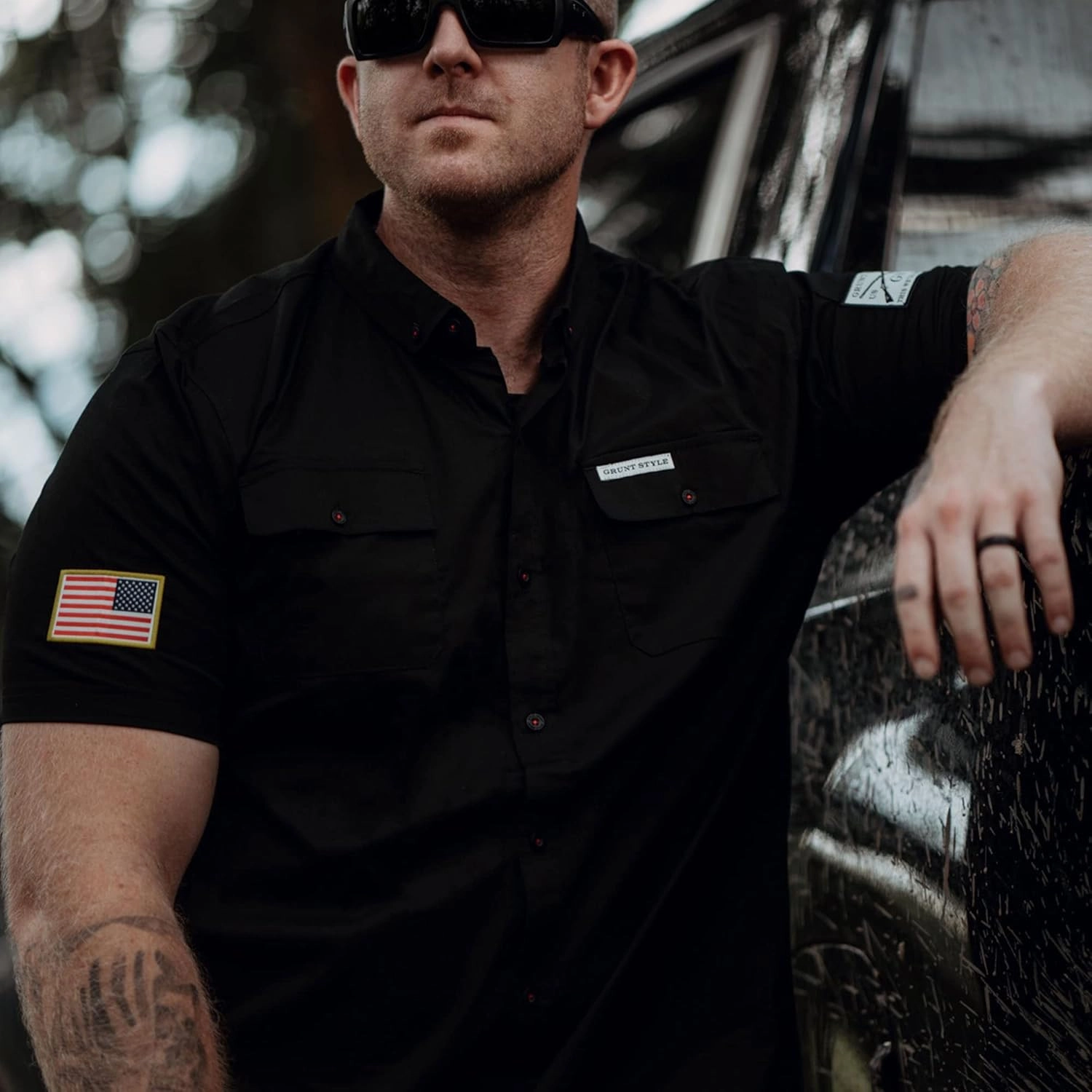 Grunt Style Men's Garage Button Down